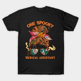 One spooky medical assistant bandana women T-Shirt